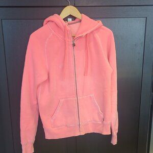 TNA Aritzia Pink Full Zip Hoodie - Size Large Good Condition